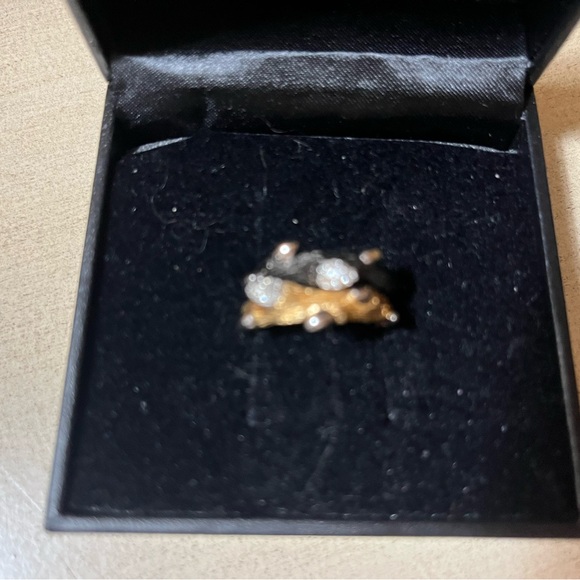 Stephen Dweck Diamonds NWT
Gold /Sterling Branch Stack Rings Size 6 🖤 - Picture 7 of 12